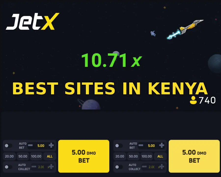 Best JetX sites in Kenya