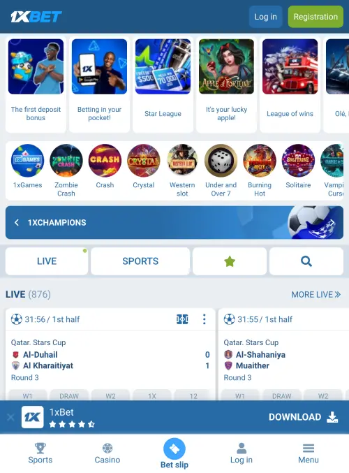 1xBet Kenya betting site